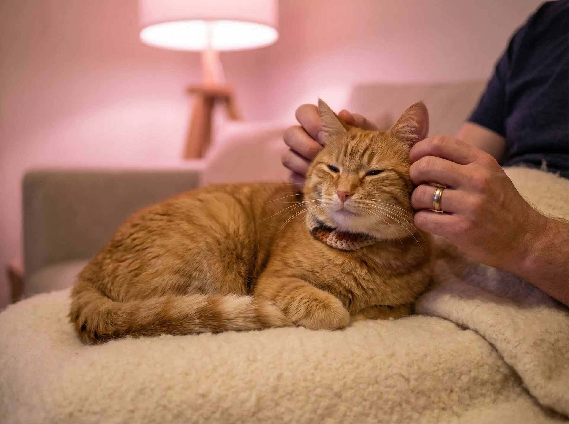 猫咪被温柔抚摸的幸福时刻 - 在线观看的直播